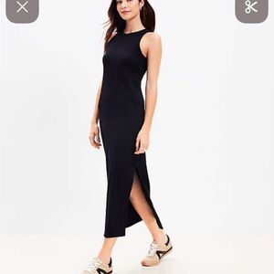 Cleobella Black Ribbed Tank Dress